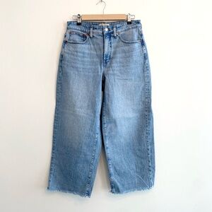 Madewell Light Blue Wide Leg Jeans